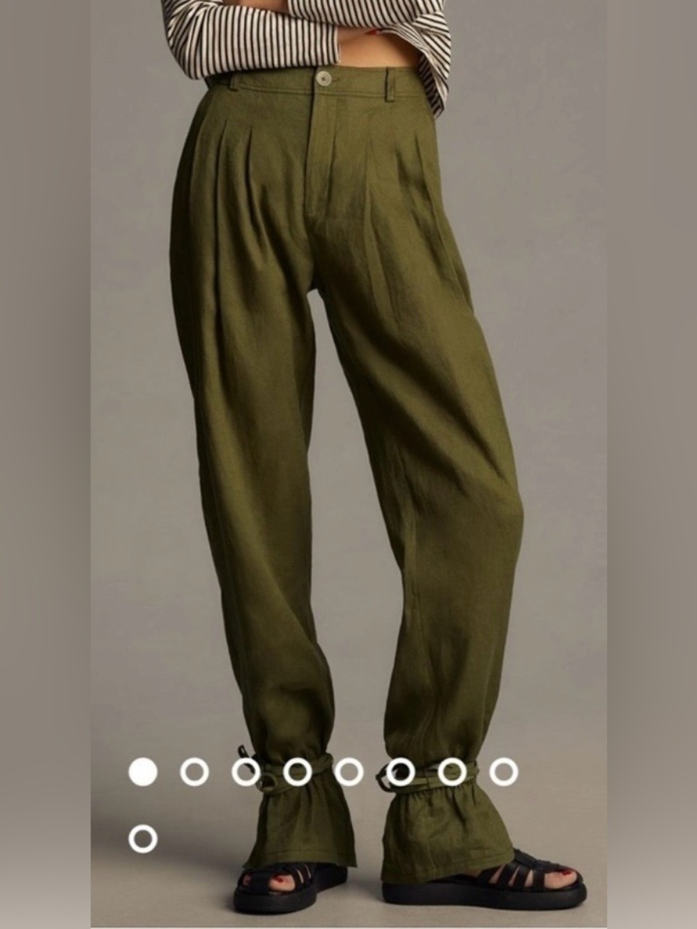 NWT Anthropologie Green Pants